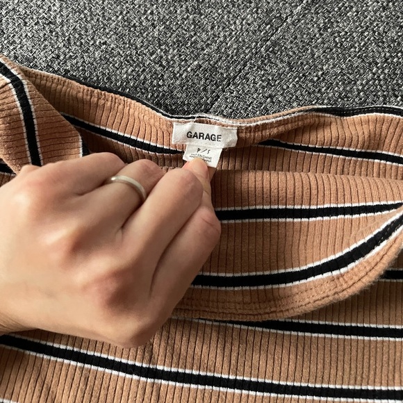 Garage stripes tube top - Picture 3 of 4